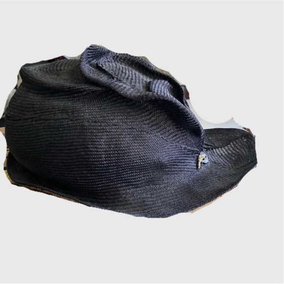 Vintage artisan made boutique hat Dark navy.  An original piece - Picture 4 of 4